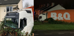 B&Q Lorry Driver banned after Smashing into a House f