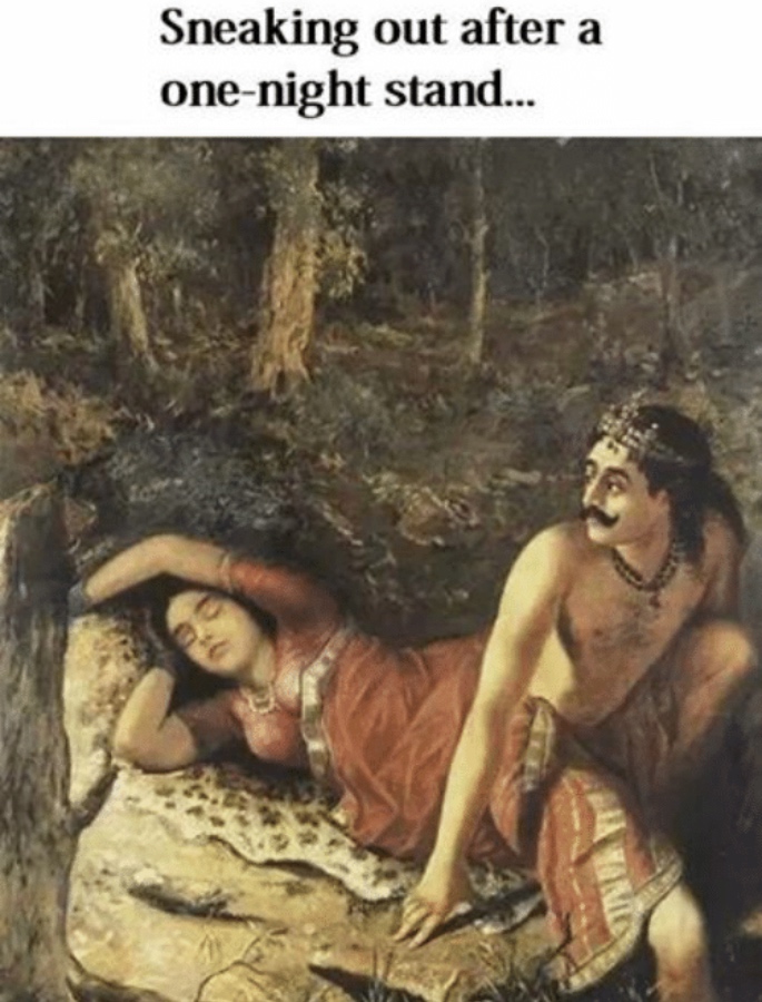 Indian Classical Art Memes to Make You Laugh - one night stand