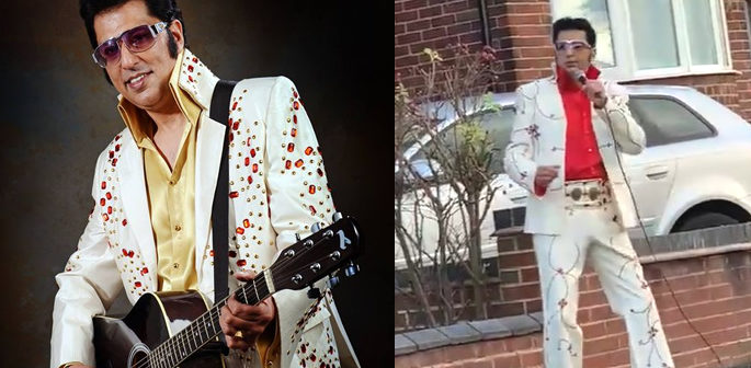 Indian Elvis Tribute Act Singing in Street diventa virale f
