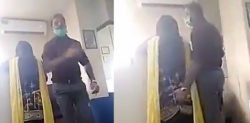 Pakistani Banker caught Groping Female Employee
