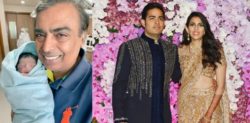 Indian Billionaire Mukesh Ambani becomes a Grandfather