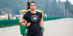 Pregnant Indian Woman finishes 10km Run