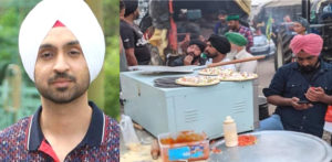 Diljit Dosanjh slams Trolls criticising Farmers eating Pizza f