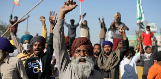 Indian Farmers' Protest Gains Worldwide Support f