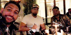 Amir Khan pictured with £113m Cyber Fraudster in Dubai f