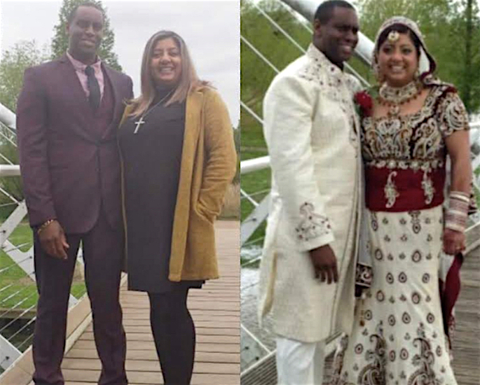 8 Real Stories of Interracial Couples - delroy and ravinder