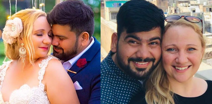 L'uomo indiano sposa la fidanzata australiana dopo 1 anno di distanza f