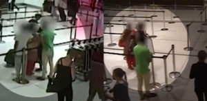 Human Trafficker forces Mother & Daughter to Board Plane f