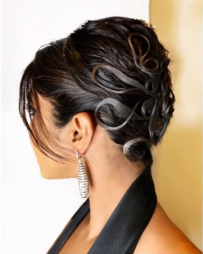 10 Priyanka Chopra Hairstyles to Slay Your Style - updo -