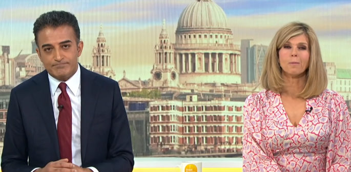 Adil Ray clashes with Kate Garraway over Staycations on GMB f