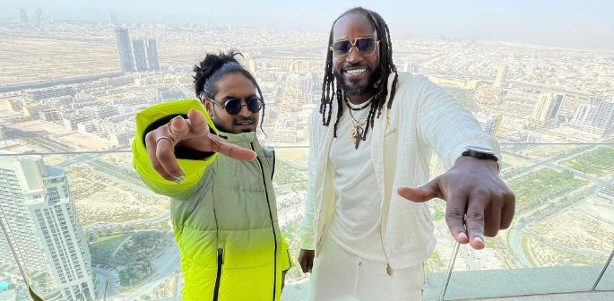 Chris Gayle's Hip-Hop Track reaches No.1 in Indian Charts f