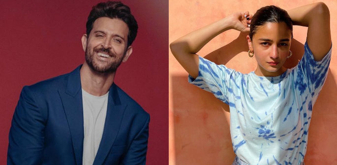 Hrithik Roshan and Alia Bhatt to Collaborate for new Film? f
