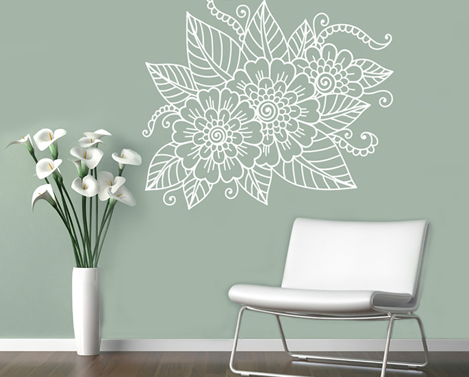 Indian-inspired Wall Decor for the Home - henna