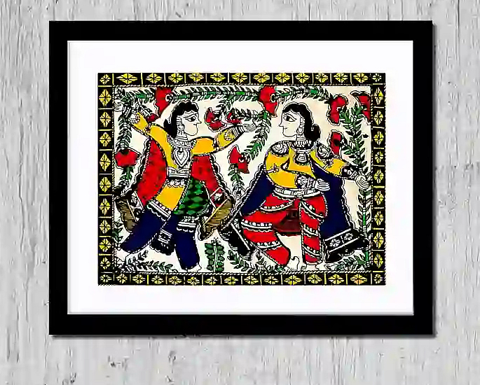 Indian-inspired Wall Decor for the Home - madhubani