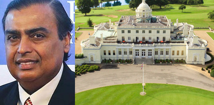 Stoke Park to close for 2 Years after purchase by Mukesh Ambani f