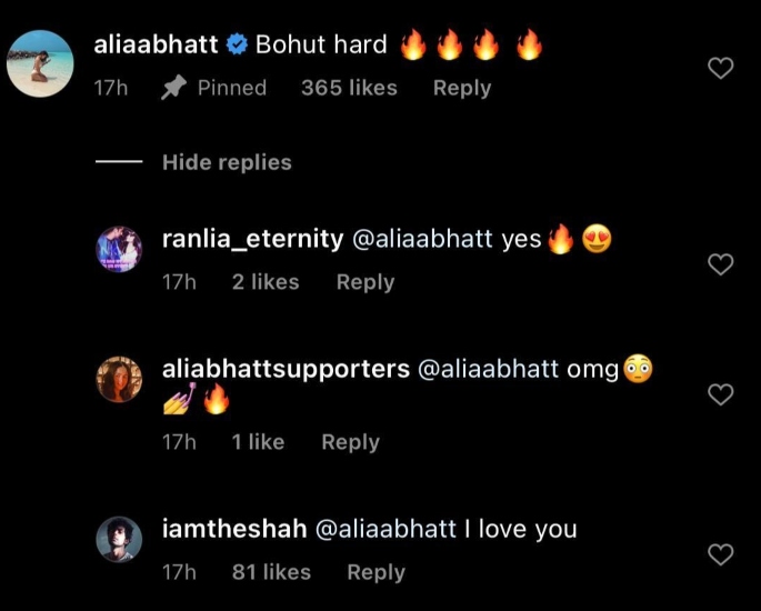 Pakistani Rapper Recieved Compliment from Alia Bhatt - insta