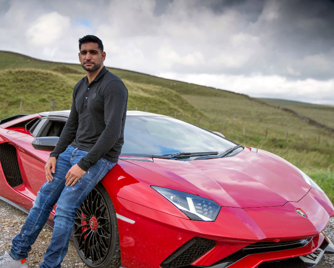 Amir Khan and his Luxury Car Collection - lambo