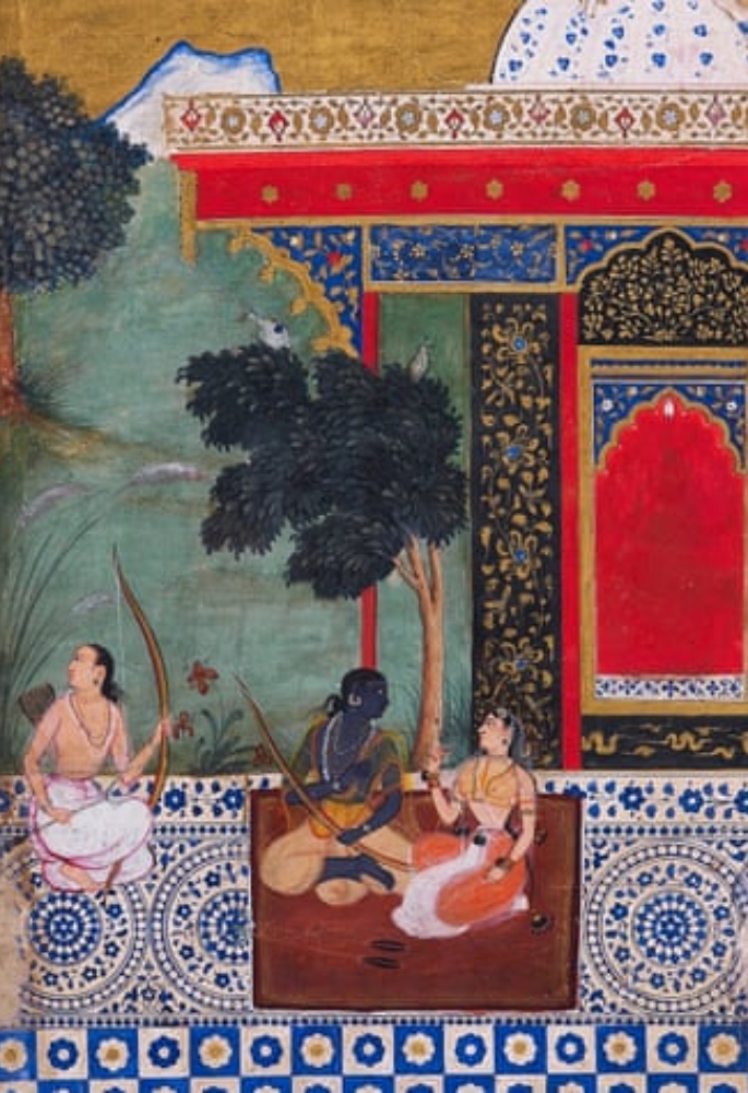 Indian Art Collection Going to NewYork after Britain's Rejection_- garden