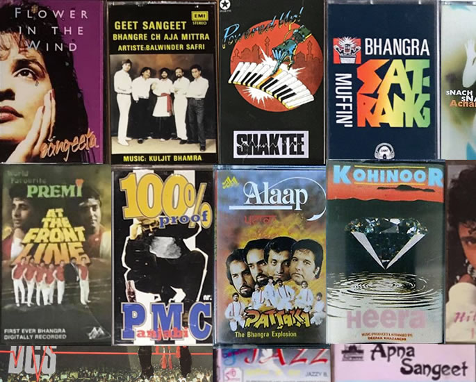 How Bhangra Music became an Identity & Culture in Britain - cassettes