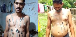 Indian Man says Body is Magnetic after Covid-19 Jab f