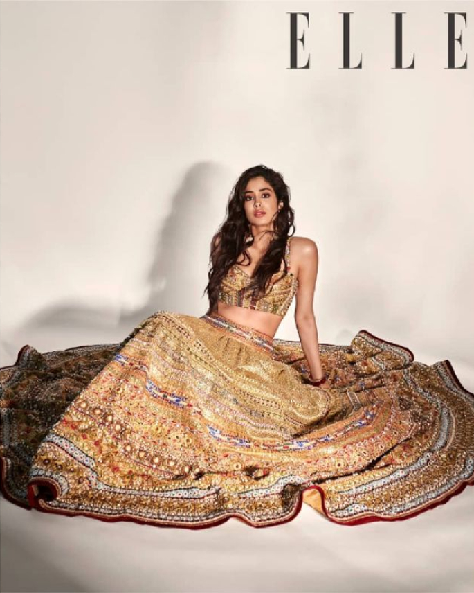 Janhvi Kapoor shines in Elle India Cover Shoot - elle