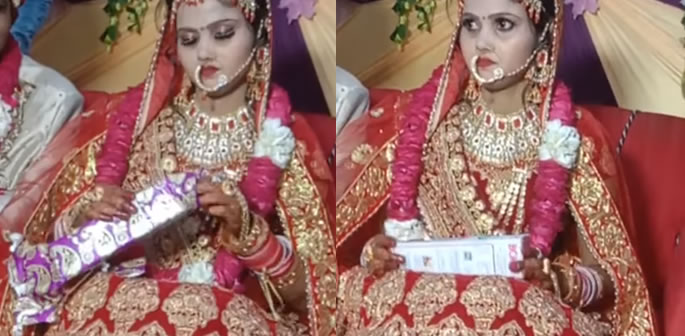 Indian Bride throws 'Embarrassing' Gift from Groom's Friends f