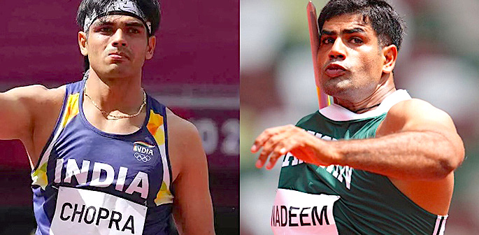 Arshad Nadeem vs Neeraj Chopra kwenye Olimpiki za 2021 - f