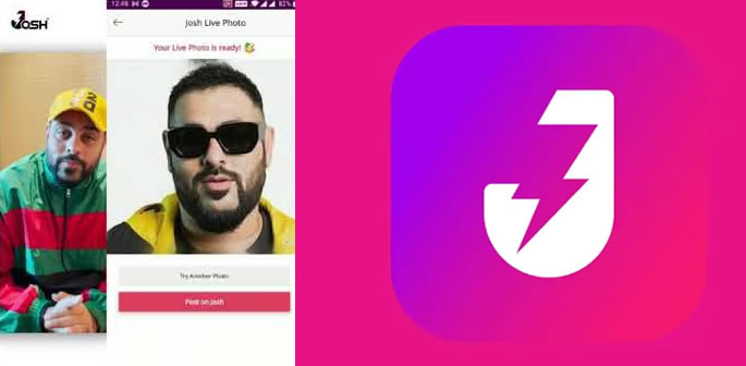 Badshah reveals Face Animation Feature on Josh app | DESIblitz