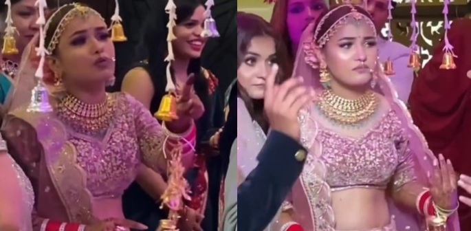 Indian Bride refuses to Enter Wedding without Chosen Song f