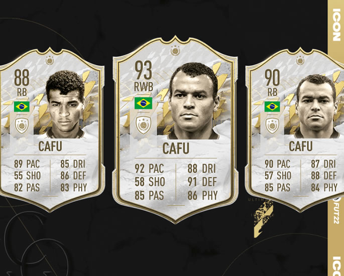 The Icons & Heroes of FIFA 22 Ultimate Team - cafu