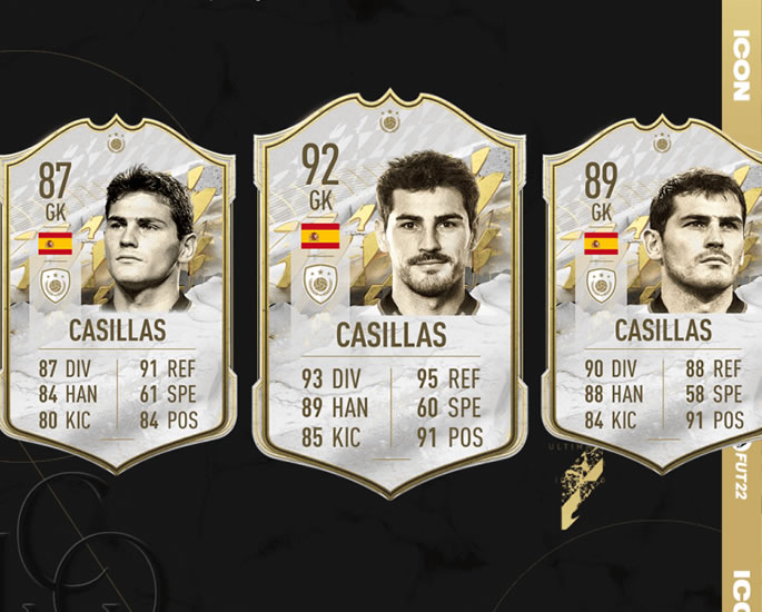 The Icons & Heroes of FIFA 22 Ultimate Team - casillas