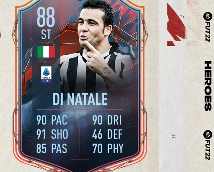 The Icons & Heroes of FIFA 22 Ultimate Team - di natale