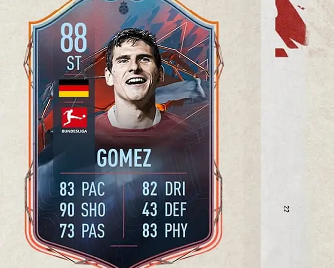 The Icons & Heroes of FIFA 22 Ultimate Team - gomez