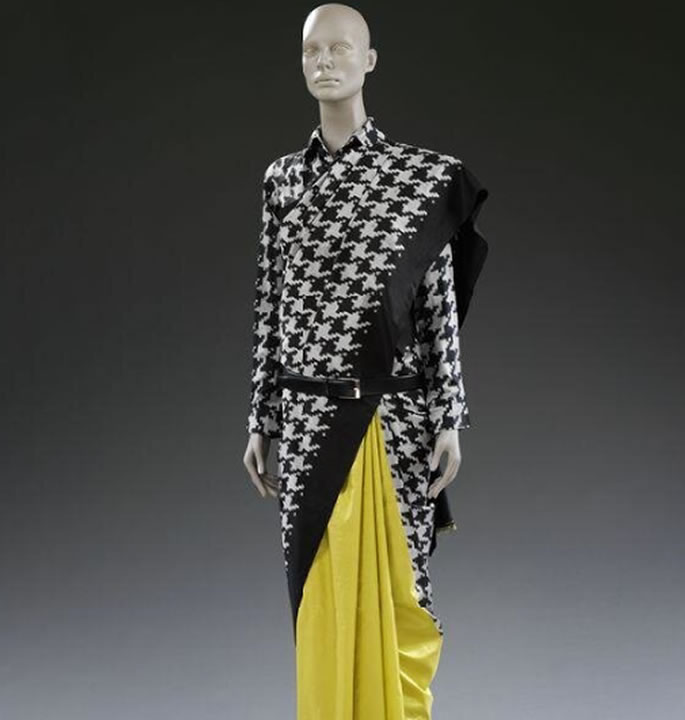 Victoria & Albert Museum showcases collection of Saris - yellow