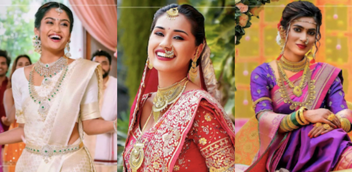 Miss India Beauty Queens depict Brides of India | DESIblitz