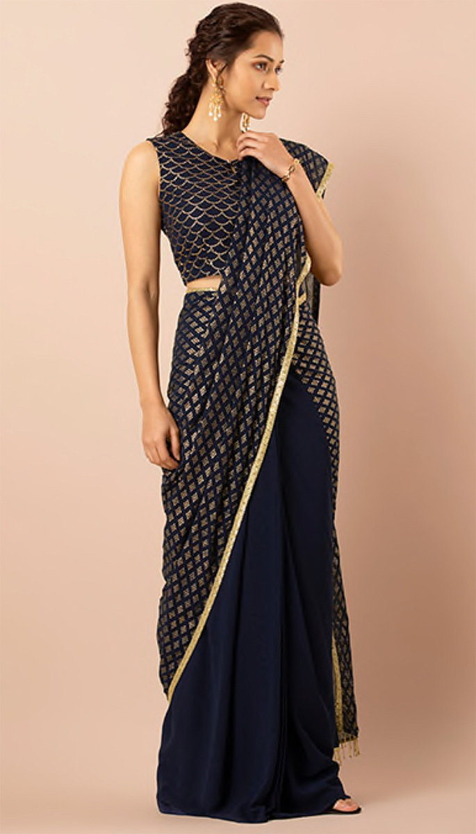 Gorgeous Saree Fashion Trends for 2022 - Indigo Saree 3