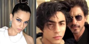 Kangana throws Shade at SRK over Aryan's Arrest f