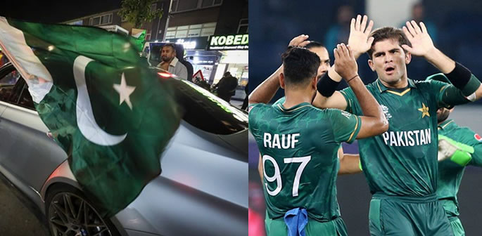 Pakistan thrash India & Fan Celebrations hit UK Roads f