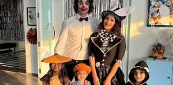 Sunny Leone shares Pics of Family Halloween Party