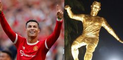 Cristiano Ronaldo Statue in India divides Fans f