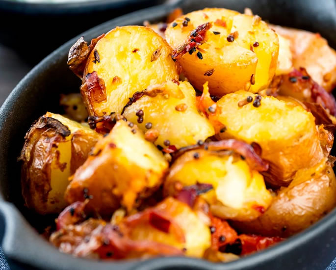 How to Make the Best Desi Christmas Dinner - potatoes