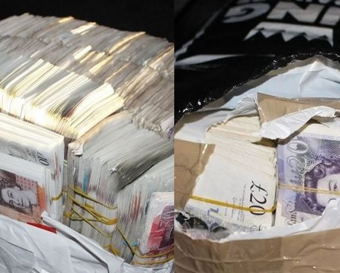 Taxi Driver Brothers caught with £300k Dirty Money