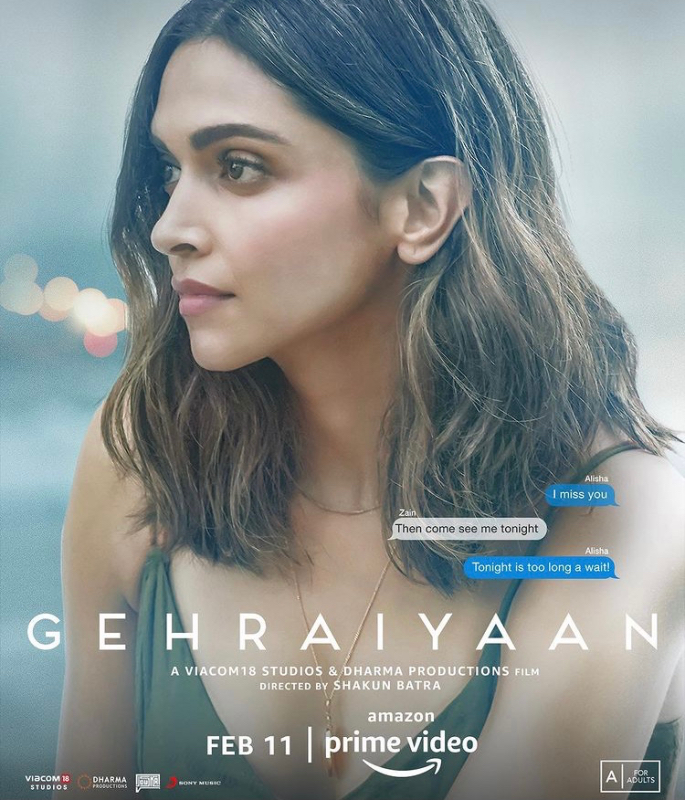Deepika Padukone shares Gehraiyaan Posters on her Birthday - 1