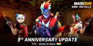 Indian Mobile Shooter MaskGun crosses 60m Players f
