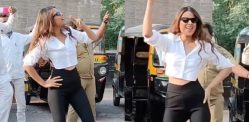 Nia Sharma Trolled for Dancing with Rickshaw Drivers