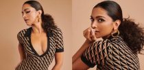 Deepika Padukone stuns in Beige Bodycon Dress - f