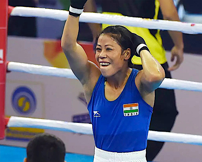 5 Top Indian Female World Champions in Various Sports - Mary Kom