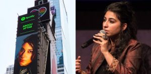 Arooj Aftab becomes ‘first’ Pakistani to light up Times Square
