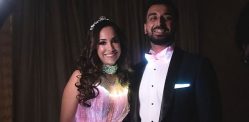 Indian Bride wears LED Gown for Wedding Reception f