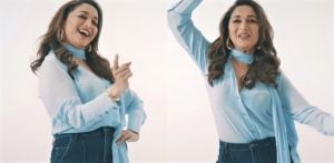 Madhuri Dixit takes it back with dance to ‘Ek Do Teen Char’